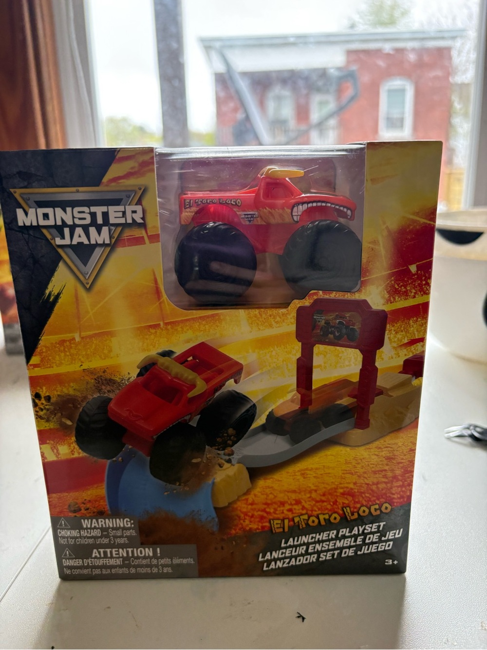 Monster Jam El Toro Loco Red Launcher Playset